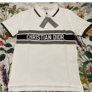 Christian Dior men’s white polo